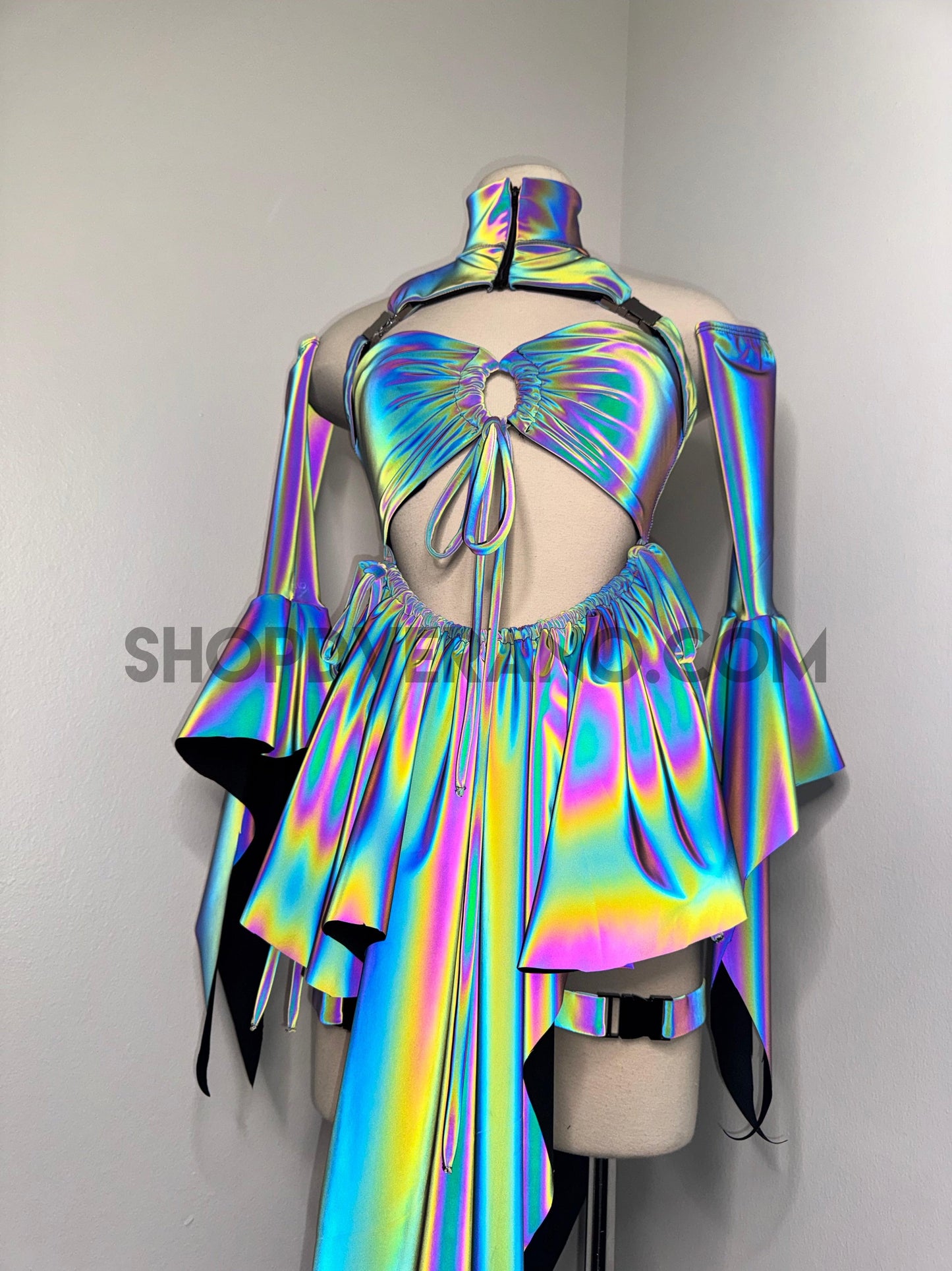 Conjunto de diosa hada para fiesta rave, atuendo de festival, vestido rave, ropa rave, vestido rave de hadas, vestido de hada, vestido rave del desierto