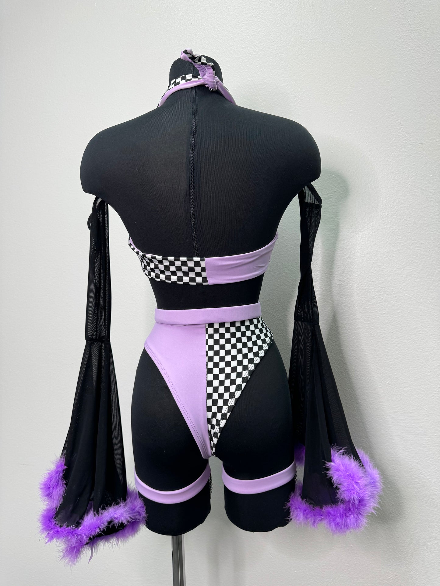 Electric Rave Outfit, Lilac Rave Outfit, Festival Outfit, Rave Outfit Set, Festival Set, Festival Outfit Set, Neon Rave Outfit