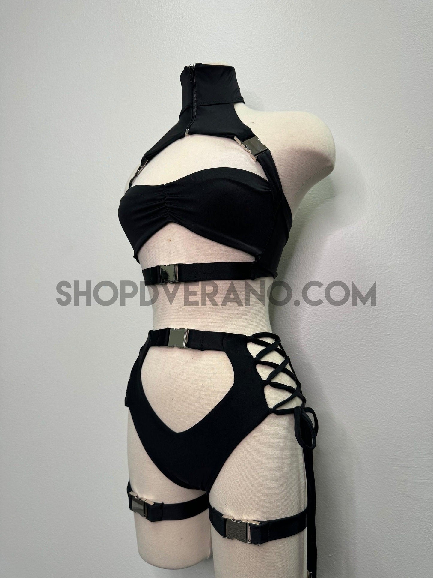 Conjunto de dos piezas Dakota fruncido