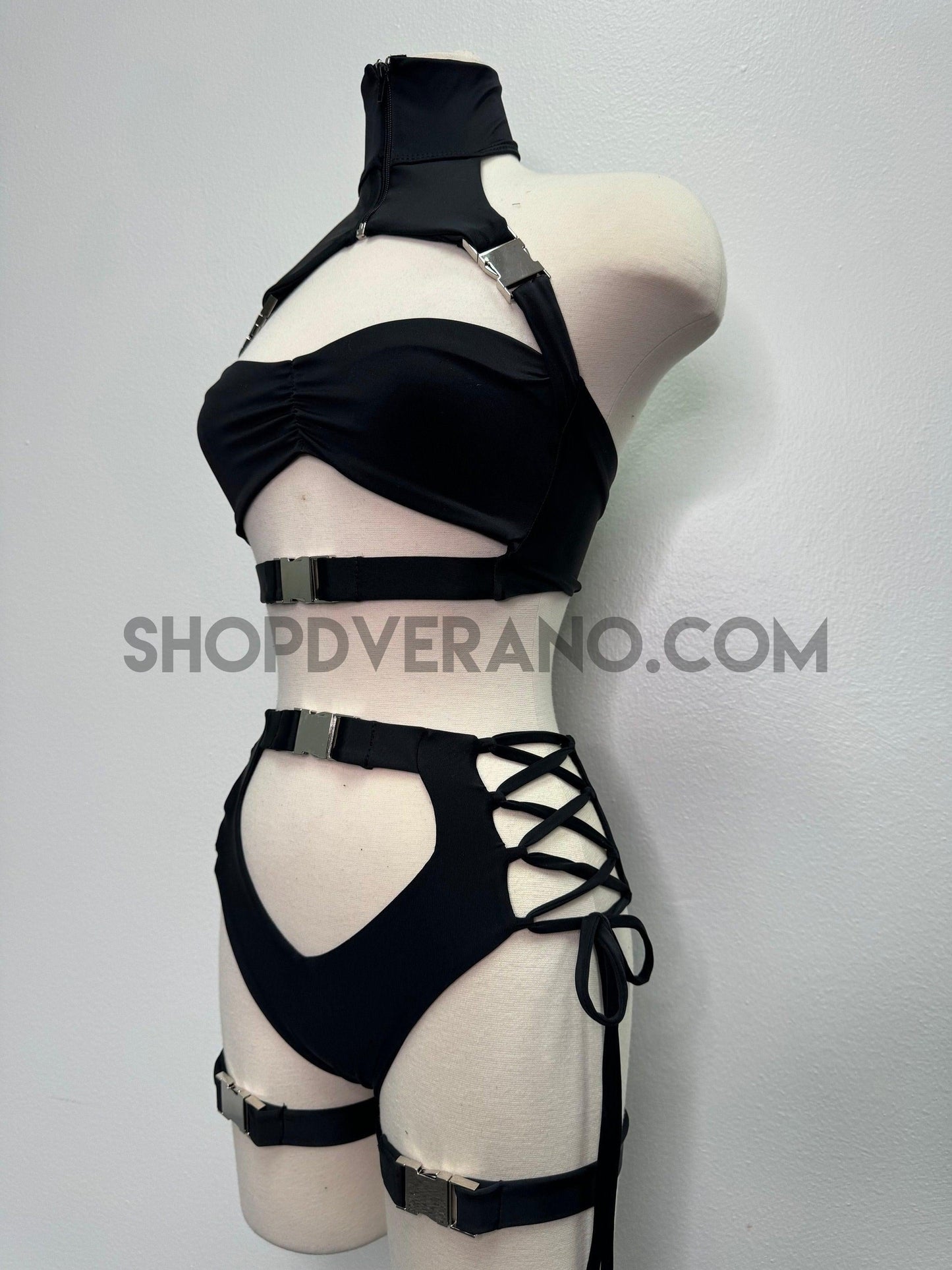 Conjunto de dos piezas Dakota fruncido