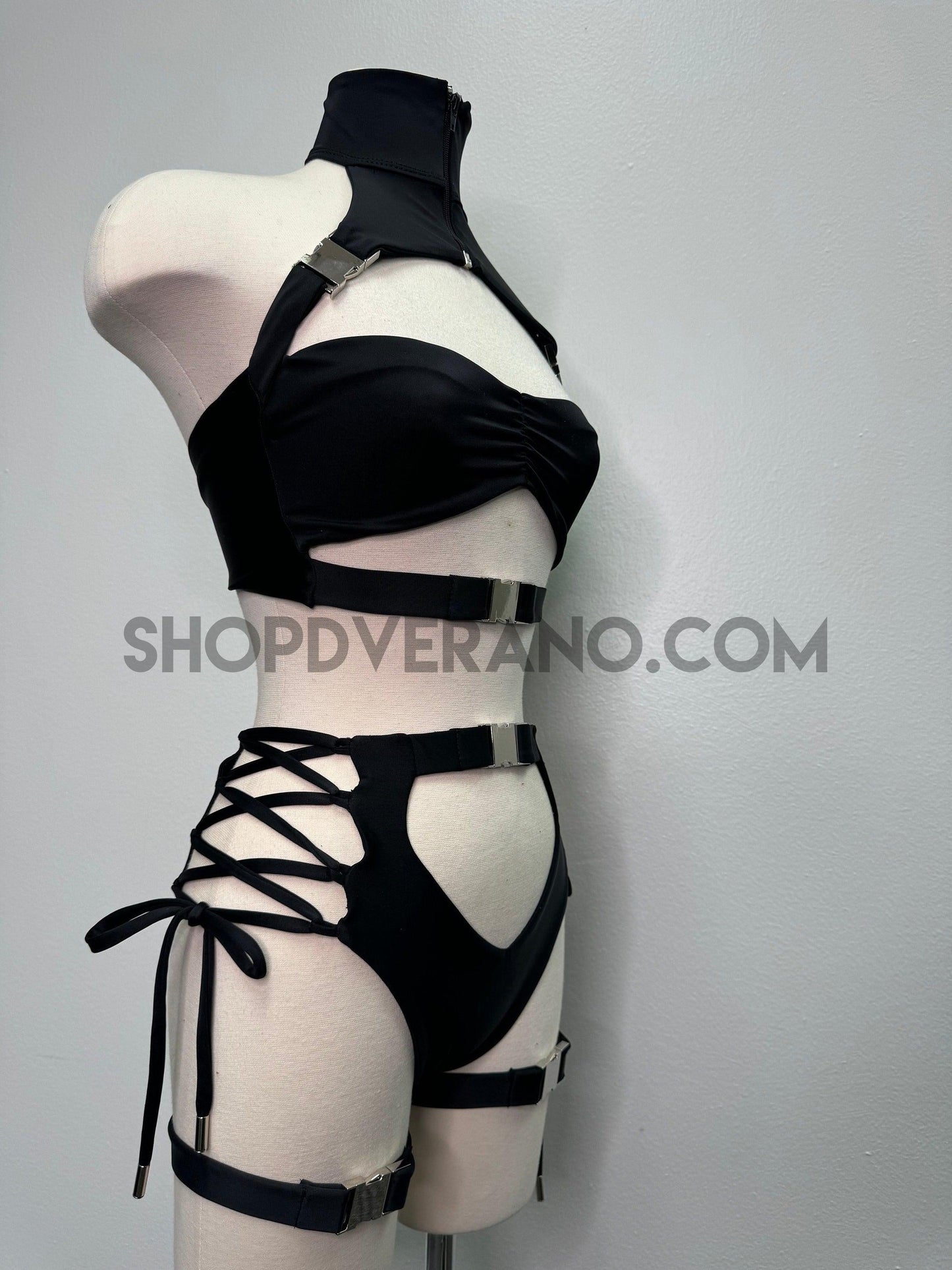 Conjunto de dos piezas Dakota fruncido
