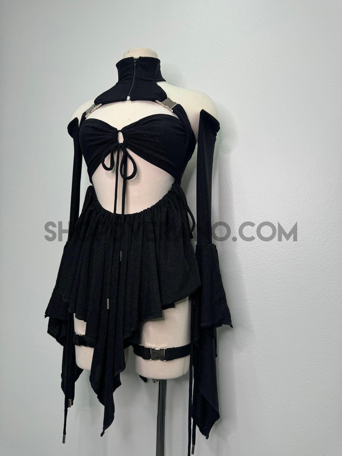 Fairy Goddess Rave Set (SHORT), Festival Outfit, Rave Dress, Rave Clothing,Fairy Rave Dress, Faerie Dress, Desert Rave Dress
