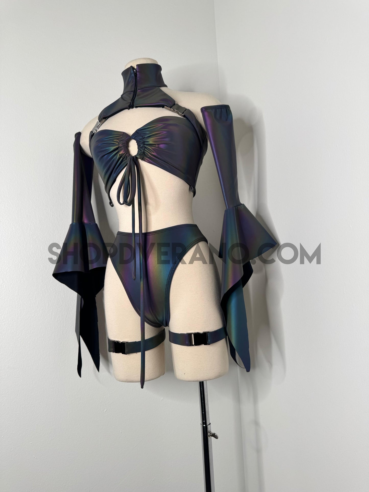 Conjunto de diosa hada para fiesta rave, atuendo de festival, vestido rave, ropa rave, vestido rave de hadas, vestido de hada, vestido rave del desierto