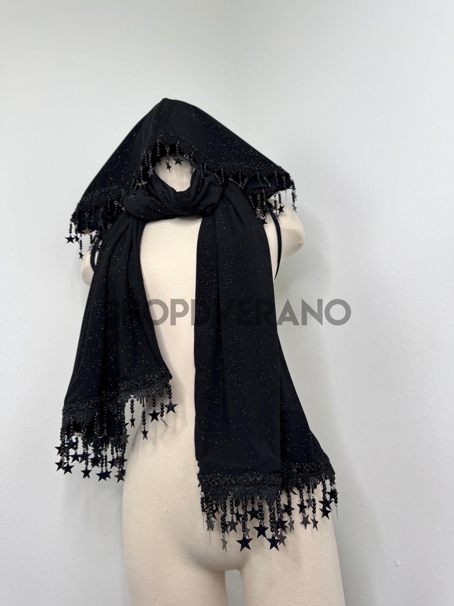 Obsidian Scarf and Hoodie