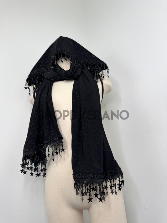 Obsidian Scarf and Hoodie