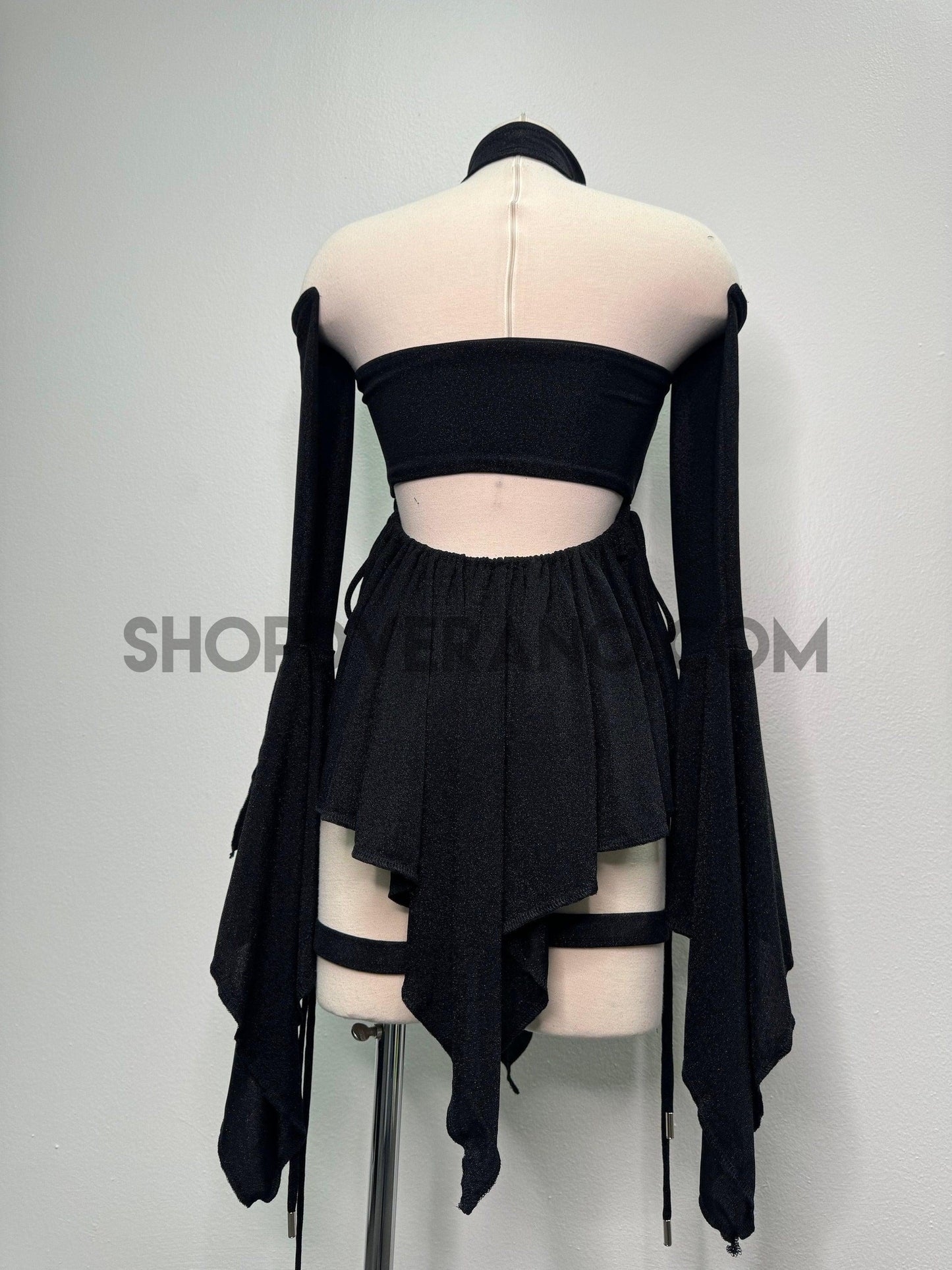 Conjunto de diosa hada para fiesta rave (corto), atuendo para festival, vestido rave, ropa rave, vestido rave de hadas, vestido de hadas, vestido rave del desierto