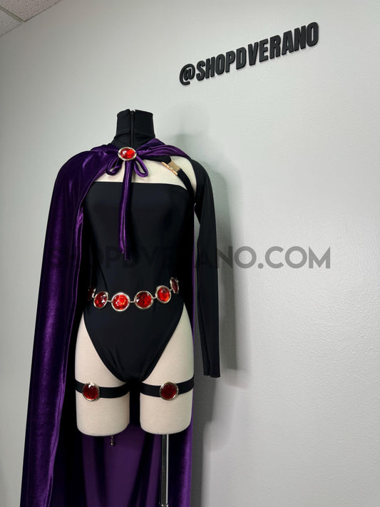 Shadow Set , Convention Outfit, Cosplay Outfit, Purple Cloke