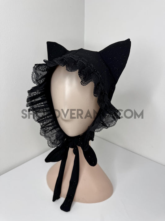 Midnight Kitty Bonnet