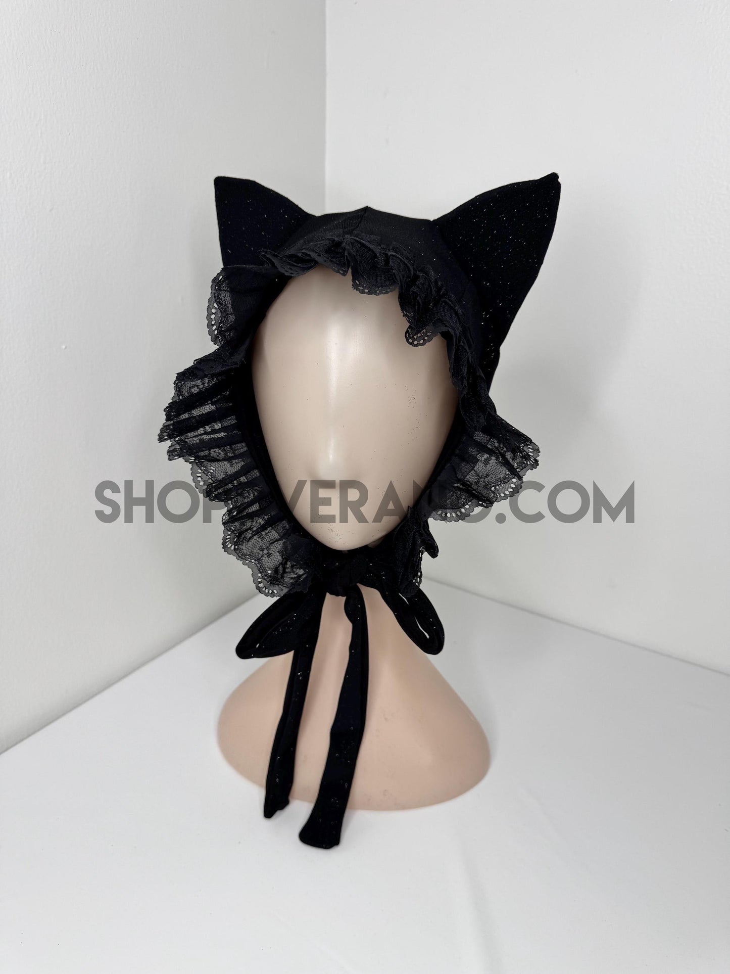 Midnight Kitty Bonnet