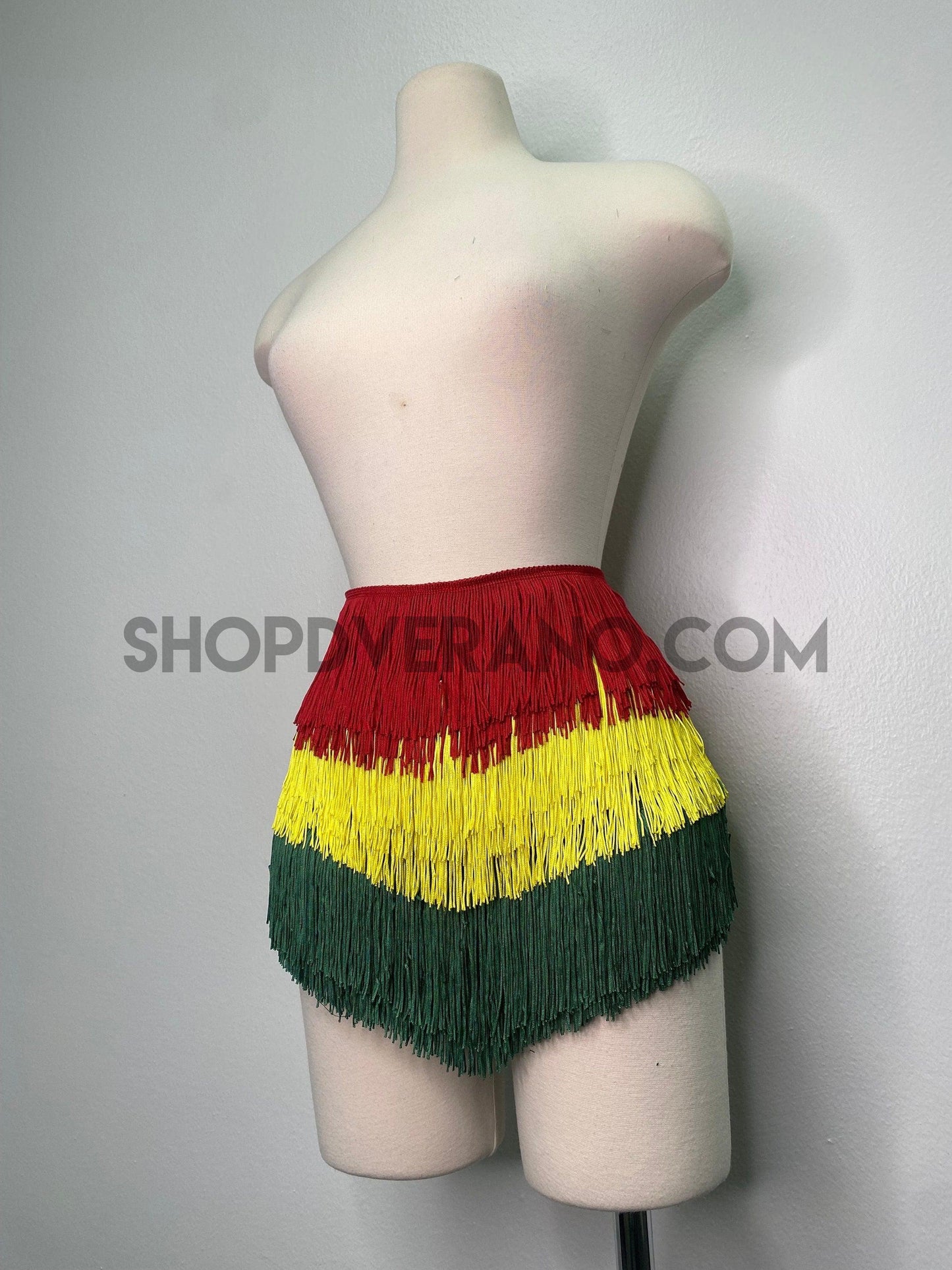 Pantalones cortos con flecos rasta, pantalones cortos rasta, pantalones cortos con flecos